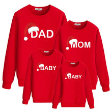 Load image into Gallery viewer, mother daughter father son Christmas family look clothes t shirt sweatshirt for mom dad baby mommy and me women mathcing outfits