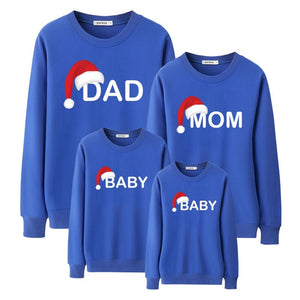 mother daughter father son Christmas family look clothes t shirt sweatshirt for mom dad baby mommy and me women mathcing outfits