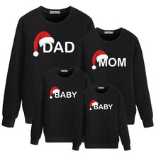 Load image into Gallery viewer, mother daughter father son Christmas family look clothes t shirt sweatshirt for mom dad baby mommy and me women mathcing outfits