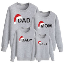 Load image into Gallery viewer, mother daughter father son Christmas family look clothes t shirt sweatshirt for mom dad baby mommy and me women mathcing outfits